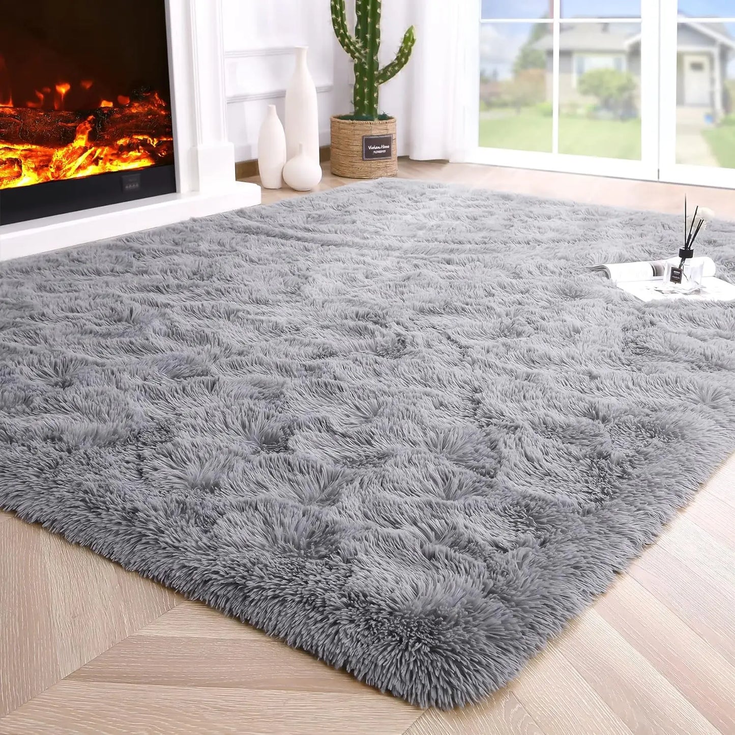 Plush Carpets Fluffy Ultra Soft Indoor Modern Area Rugs Living Room Play Mats For Children Bedroom Home Decor Nursery Rug