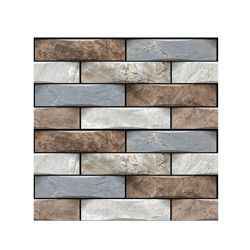 20PCS Self Adhesive Tile Wall Sticker Home Decor 3d pvc sticker Covers For Kitchen Cupboard Bathroom Waterproof Wallpaper