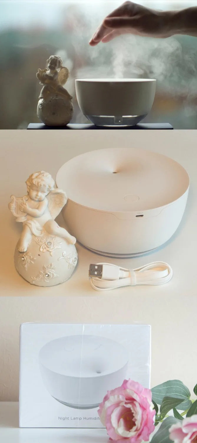 500ml USB Mini Air Humidifier with Aroma Diffuser