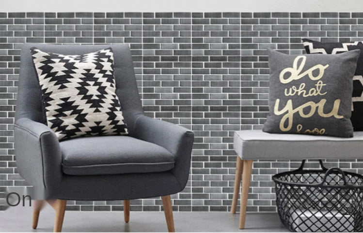 20PCS Self Adhesive Tile Wall Sticker Home Decor 3d pvc sticker Covers For Kitchen Cupboard Bathroom Waterproof Wallpaper