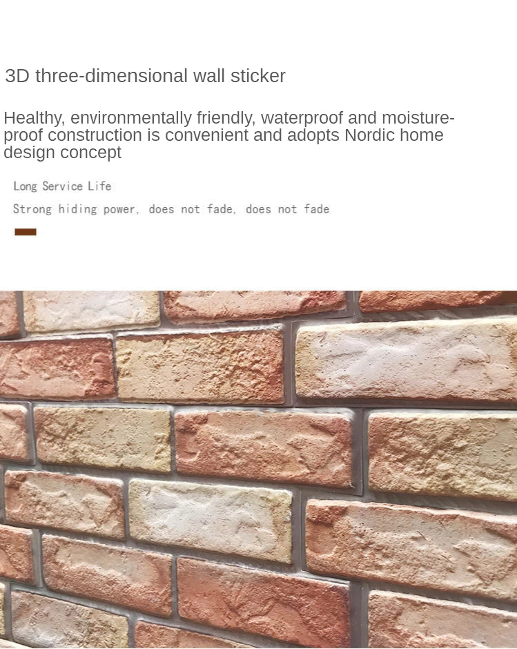 20PCS Self Adhesive Tile Wall Sticker Home Decor 3d pvc sticker Covers For Kitchen Cupboard Bathroom Waterproof Wallpaper
