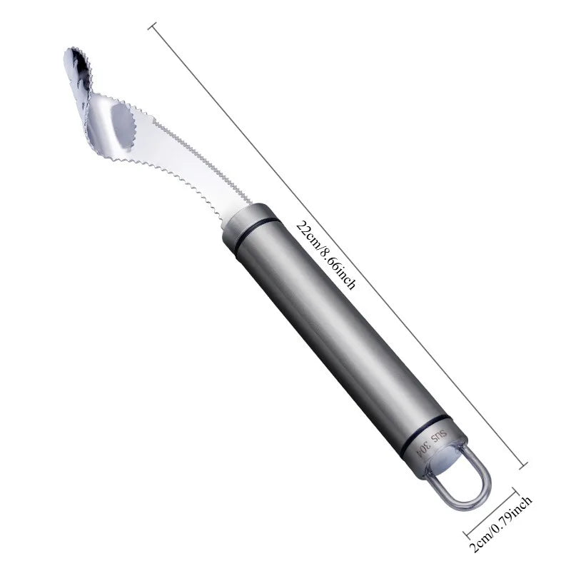 304 Stainless Steel Cored and Seeded Knife Is Suitable for Cutting Peppers Tomatoes Bitter Gourd and Melon Cores Kitchen Gadgets
