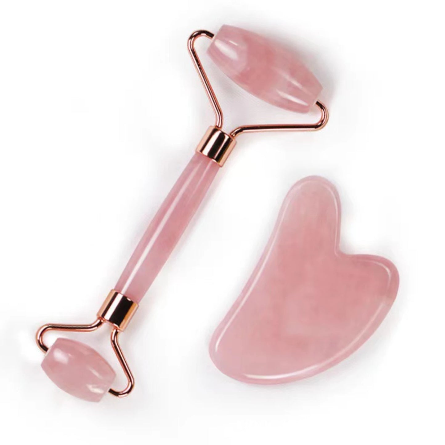 Facial Beauty Jade Roller & Gua Sha Sets for Face, Eyes, and Neck - Resin Massager to Relieve Fine Lines and Wrinkles - Natural