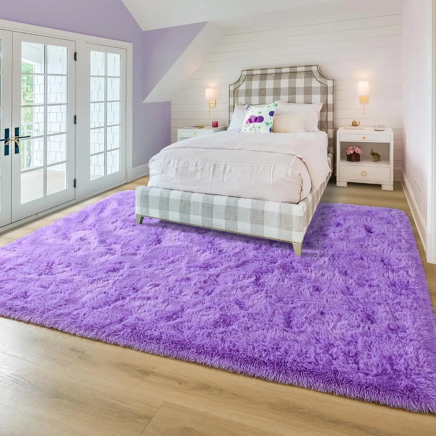 Plush Carpets Fluffy Ultra Soft Indoor Modern Area Rugs Living Room Play Mats For Children Bedroom Home Decor Nursery Rug