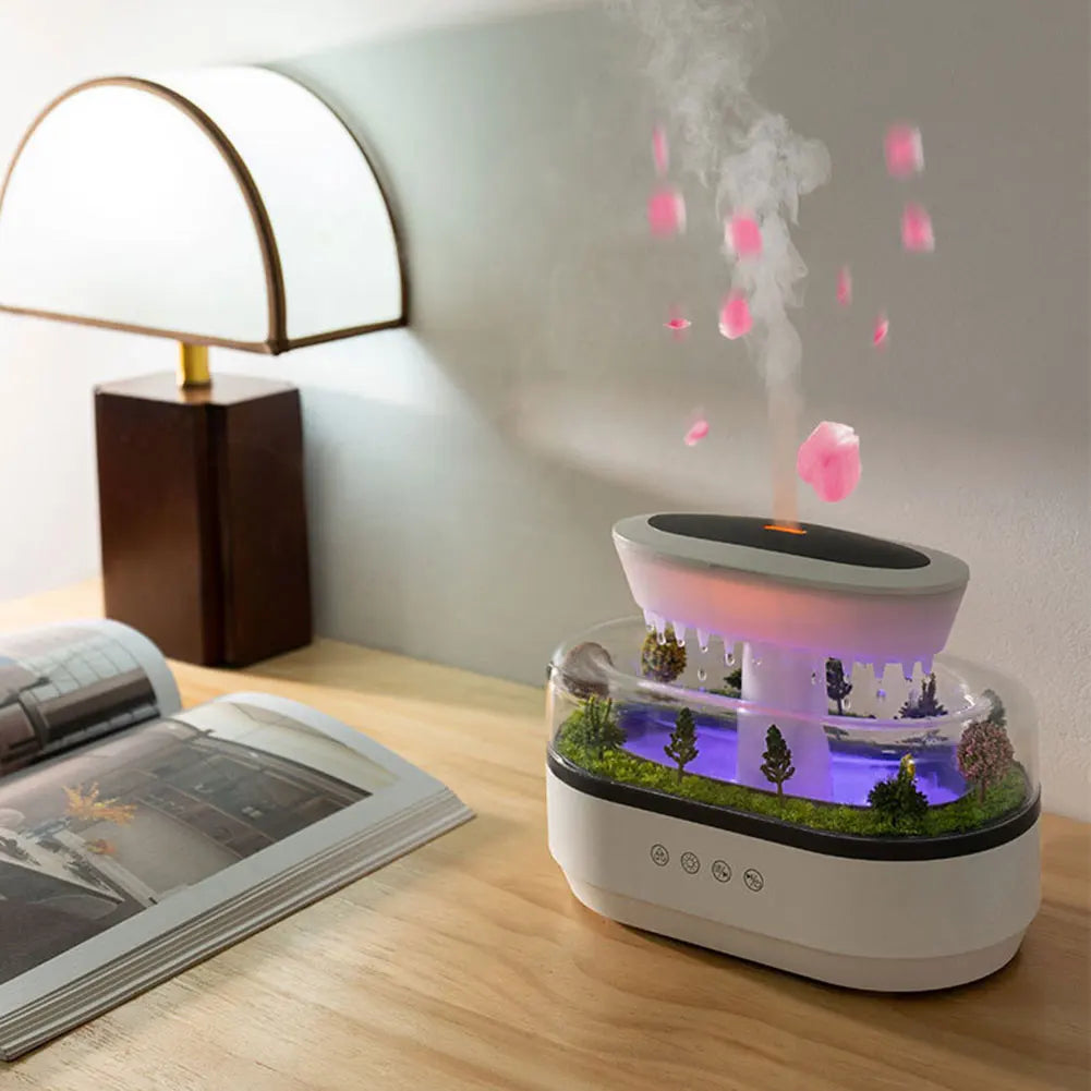 Water Drip Micro Landscape Air Humidifier Essential Oil Diffuser Home Aromatherapy Diffuser Aroma Humidifier Car Air Freshener
