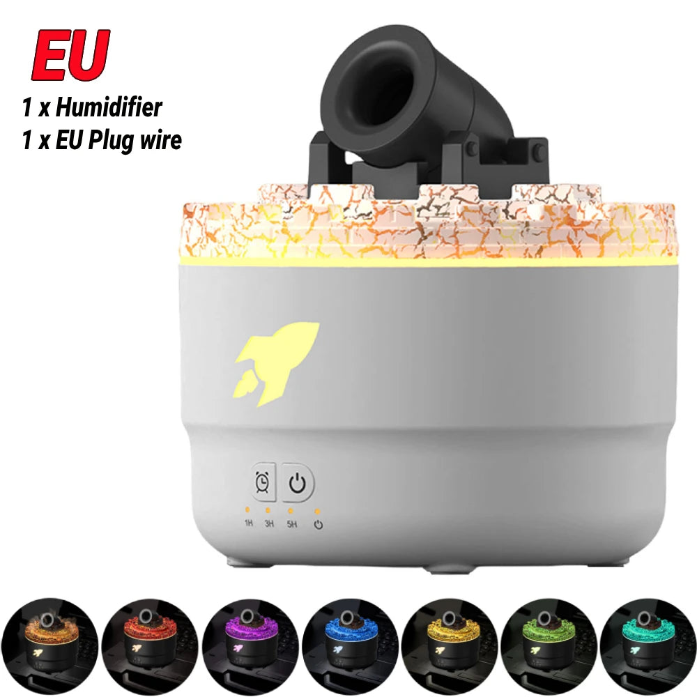 Cannon Blast Aroma Humidifier Aroma Diffuser Cannon Blast Turret Aromatherapy Humidifier Air Humidifier for Home Office Bedroom