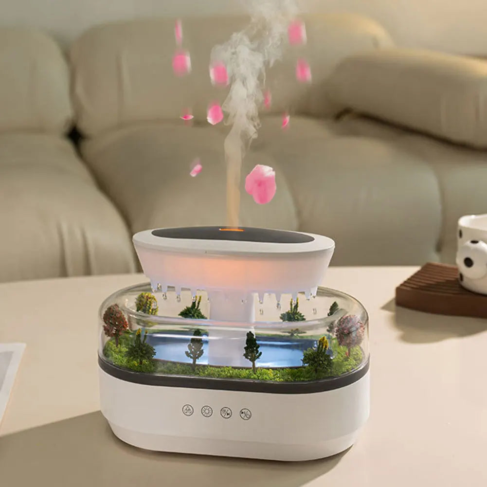 Water Drip Micro Landscape Air Humidifier Essential Oil Diffuser Home Aromatherapy Diffuser Aroma Humidifier Car Air Freshener
