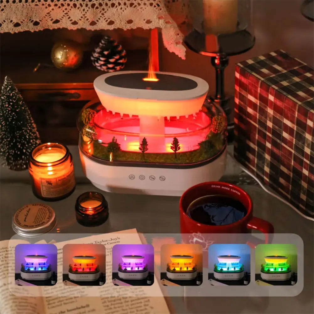 Water Drip Micro Landscape Air Humidifier Essential Oil Diffuser Home Aromatherapy Diffuser Aroma Humidifier Car Air Freshener