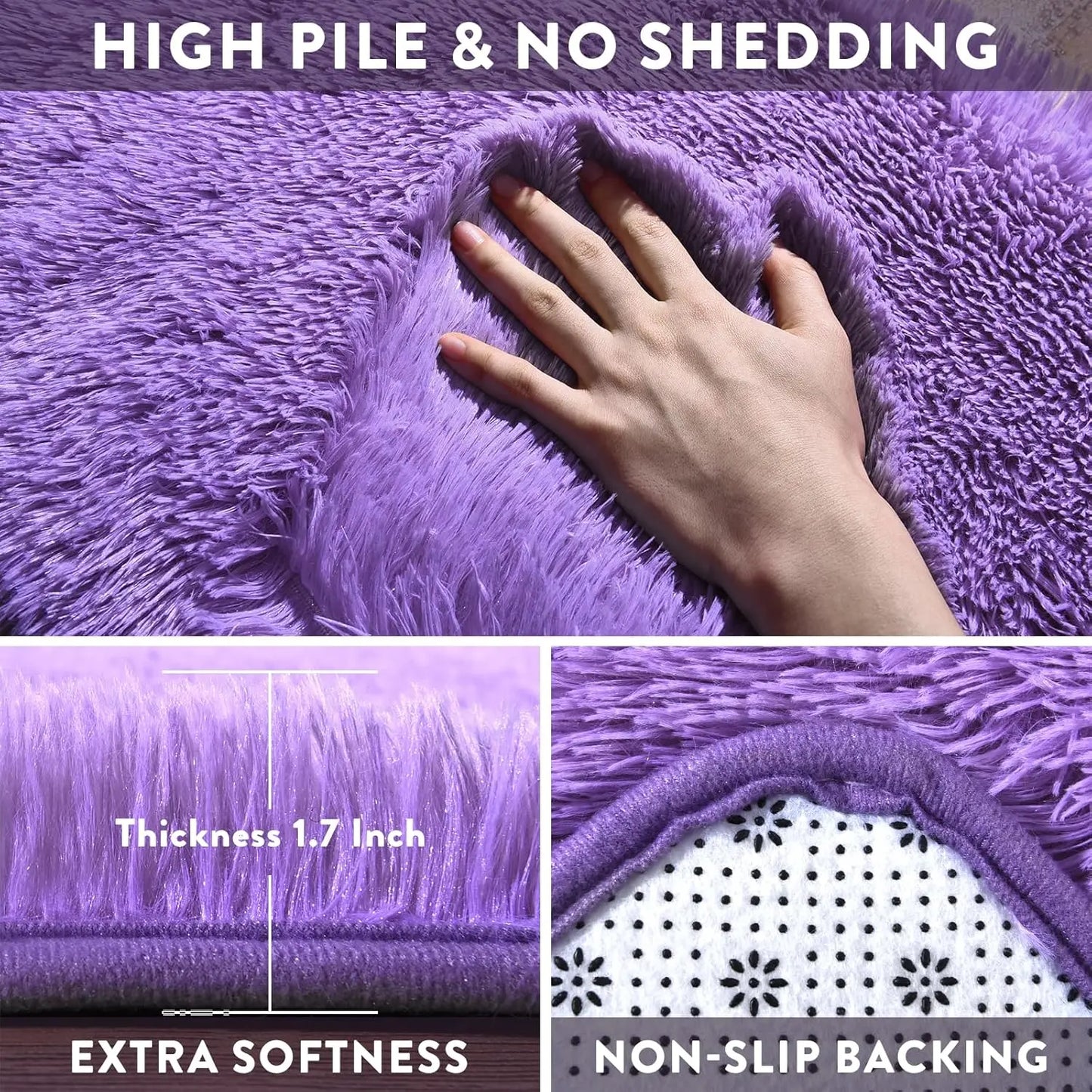Plush Carpets Fluffy Ultra Soft Indoor Modern Area Rugs Living Room Play Mats For Children Bedroom Home Decor Nursery Rug