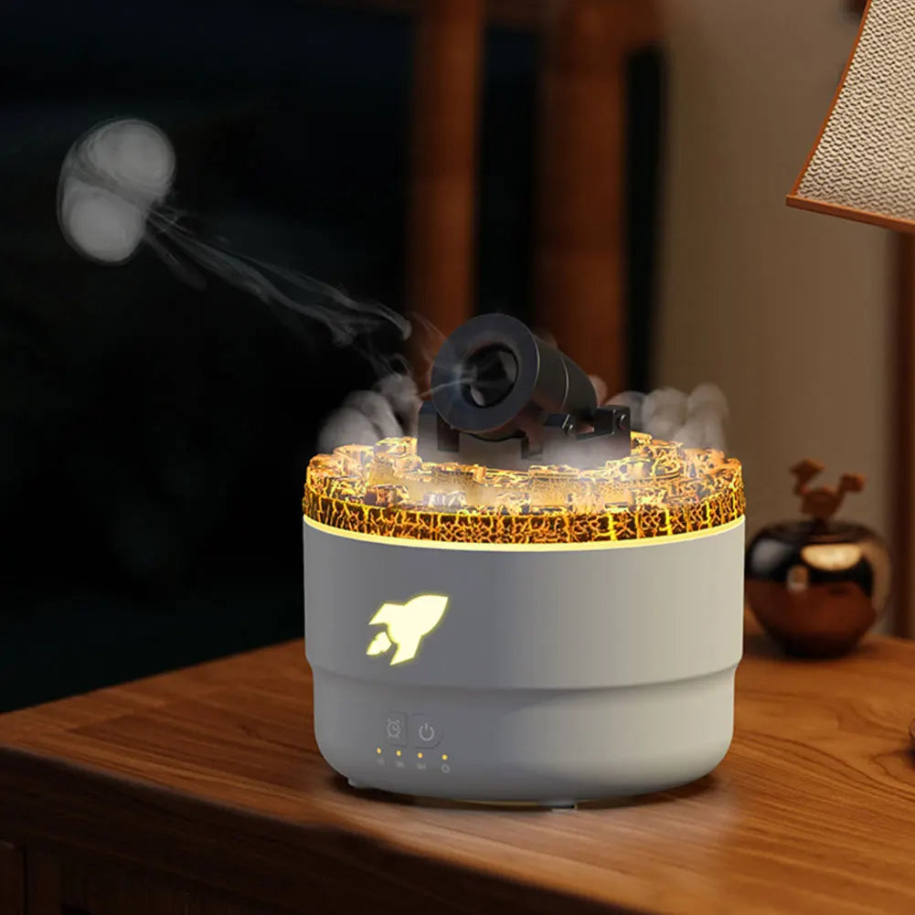 Cannon Blast Aroma Humidifier Aroma Diffuser Cannon Blast Turret Aromatherapy Humidifier Air Humidifier for Home Office Bedroom