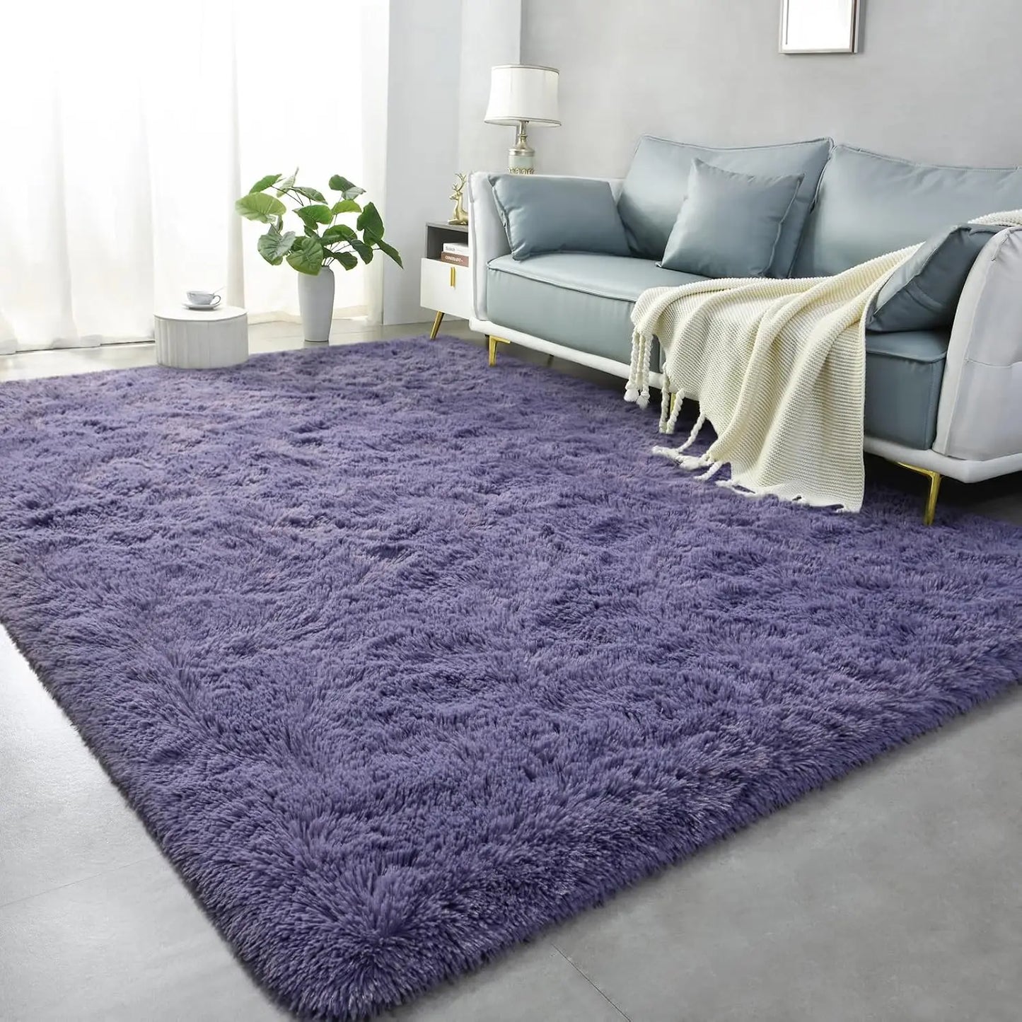 Plush Carpets Fluffy Ultra Soft Indoor Modern Area Rugs Living Room Play Mats For Children Bedroom Home Decor Nursery Rug