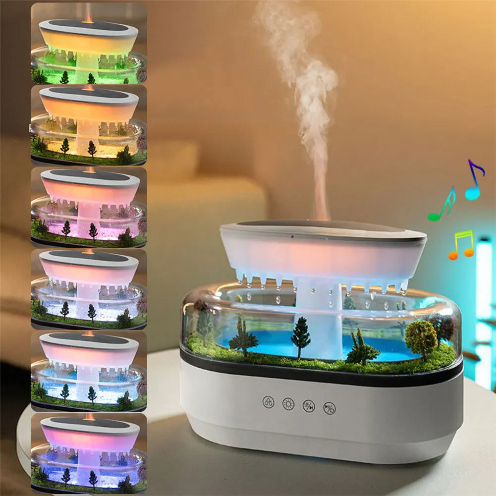 Water Drip Micro Landscape Air Humidifier Essential Oil Diffuser Home Aromatherapy Diffuser Aroma Humidifier Car Air Freshener