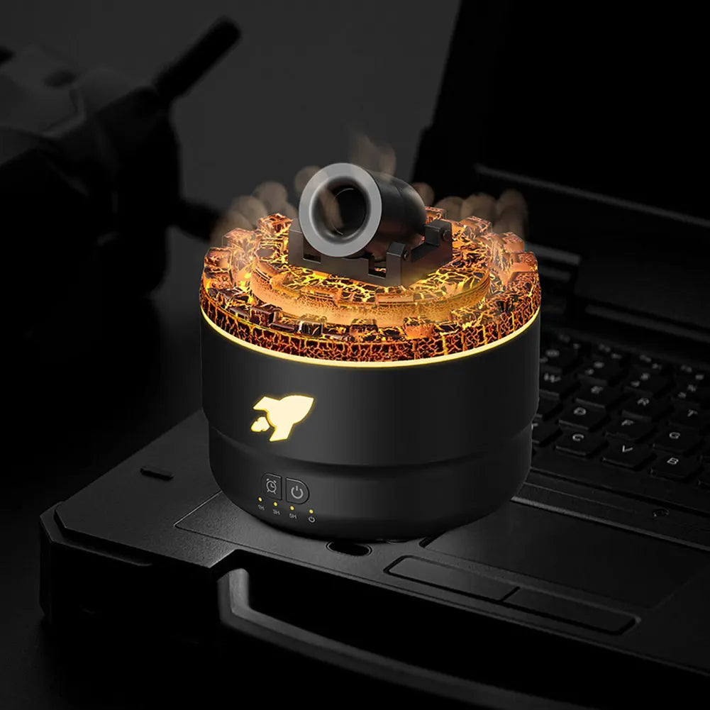 Cannon Blast Aroma Humidifier Aroma Diffuser Cannon Blast Turret Aromatherapy Humidifier Air Humidifier for Home Office Bedroom
