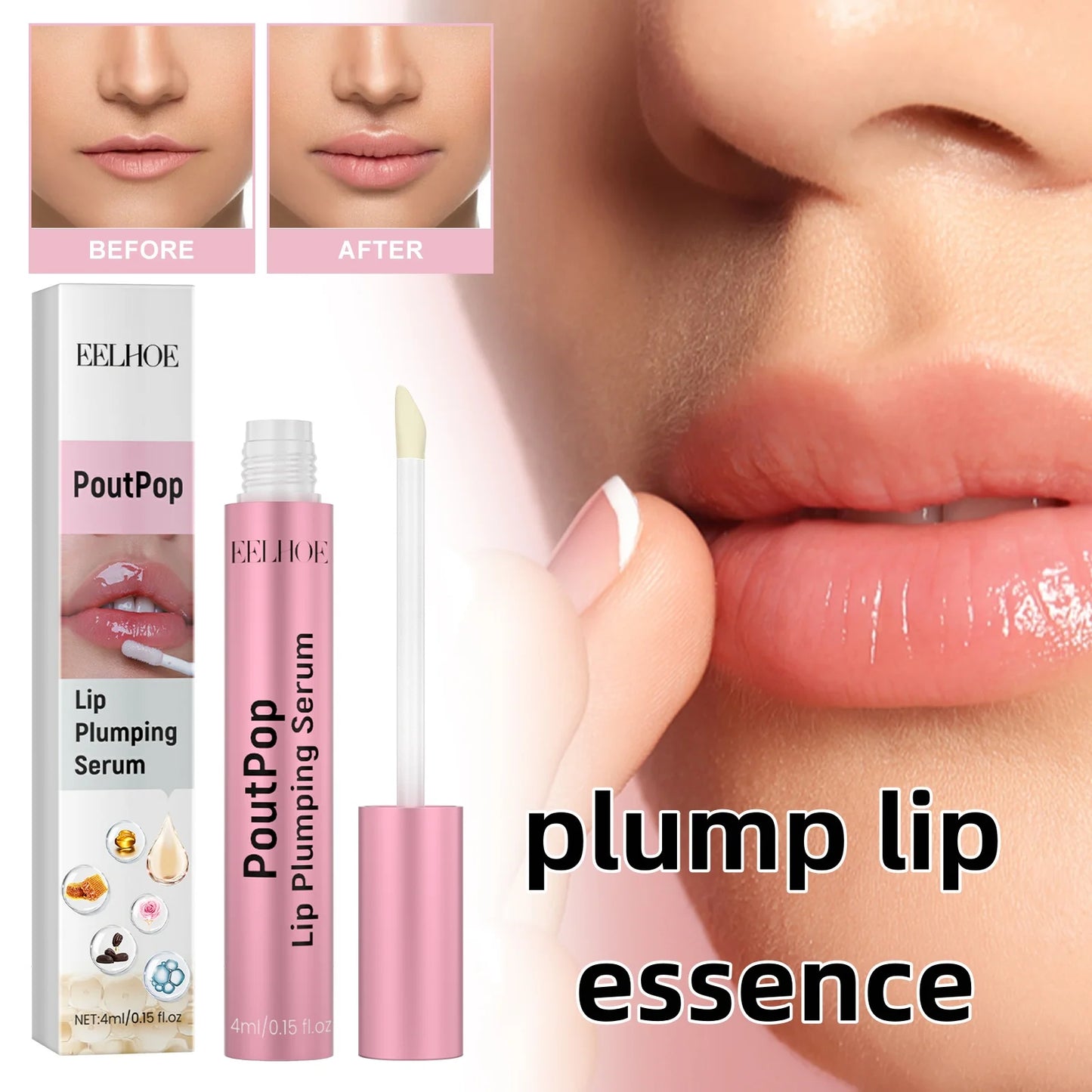 Lip Enriching Essence Plump Lip Essence Reduce Dry And Cracked Lips Fade Lip Wrinkles Moisturize Nourish Lip Care Product