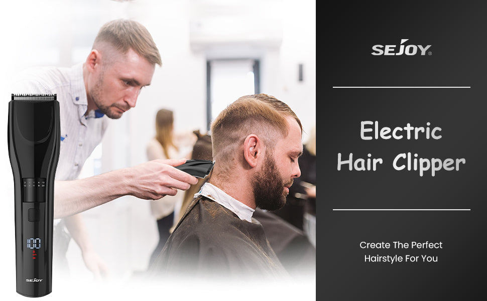 SEJOY Cordless Professional Hair Clippers Shaving Machine Men Trimmer Kit Men Cutting Machine Barber Electric shaver