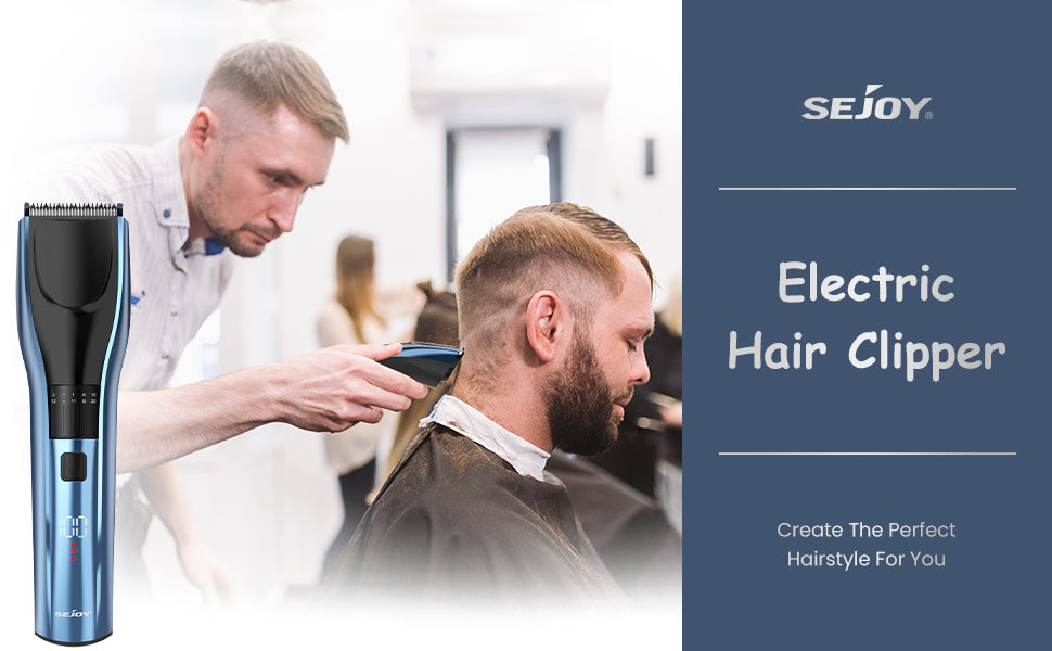 SEJOY Cordless Professional Hair Clippers Shaving Machine Men Trimmer Kit Men Cutting Machine Barber Electric shaver