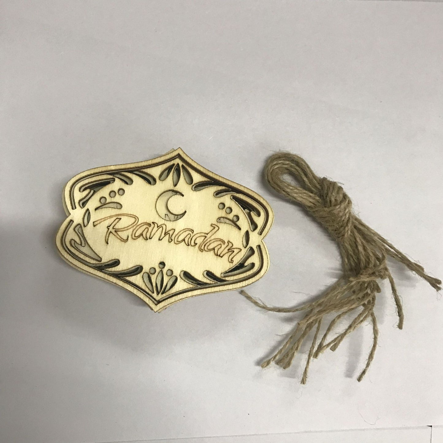 Eid Mubarak Wooden Decorative Ornament