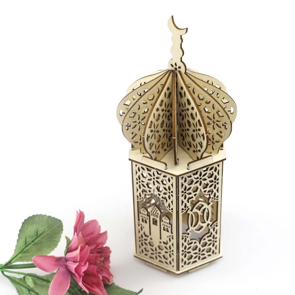 Ramadan Festival Decorative Eooden Crafts Ornament