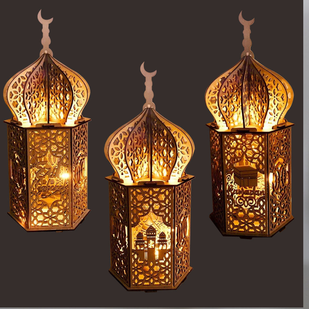 Ramadan Festival Decorative Eooden Crafts Ornament