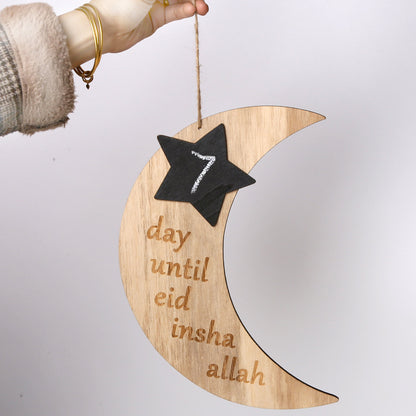 Eid Mubarak Home Decoration Wooden Calendar Listing