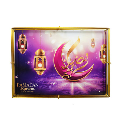 Painted Ramadan Festival Iron Tray