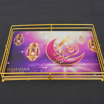 Painted Ramadan Festival Iron Tray