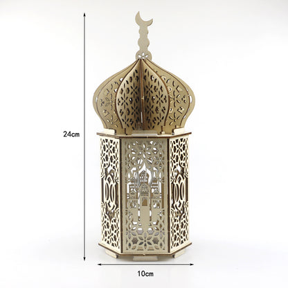 Ramadan Festival Decorative Eooden Crafts Ornament