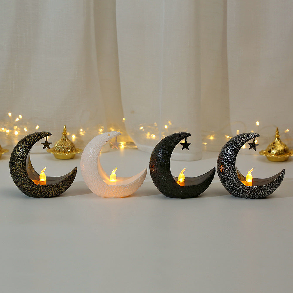 Star Moon Electric Candlestick Lamp