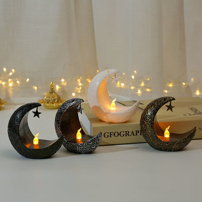 Star Moon Electric Candlestick Lamp