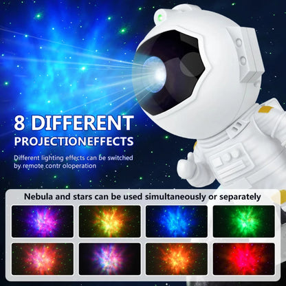 Astronaut Projector Starry Nebula LED Night Lamp with Remote Control for Birthday Decoration