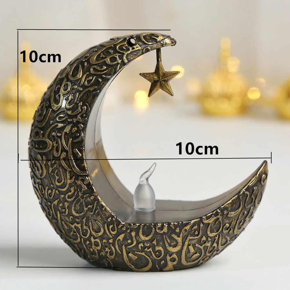 Star Moon Electric Candlestick Lamp