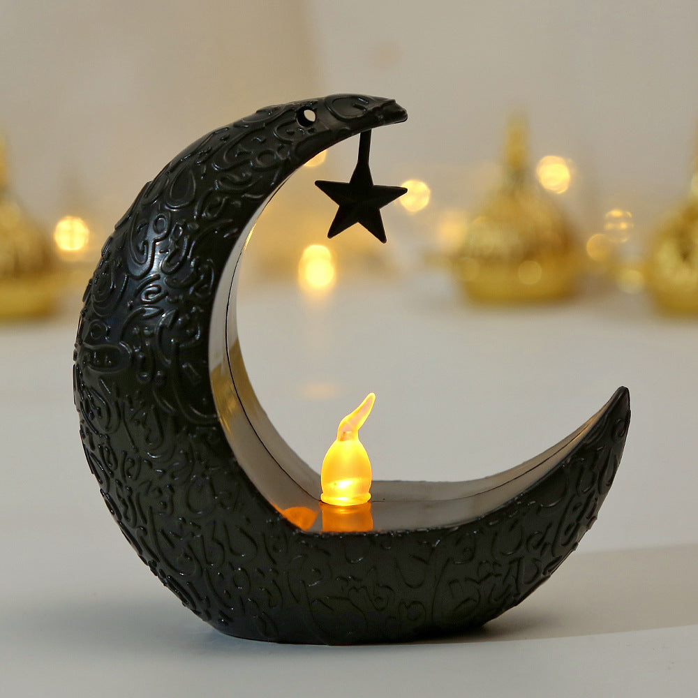 Star Moon Electric Candlestick Lamp