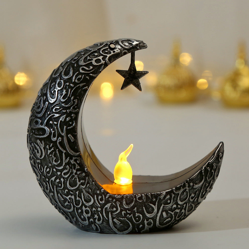 Star Moon Electric Candlestick Lamp